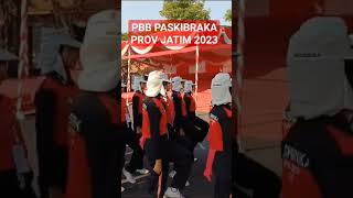 LATIHAN PASKIBRAKA PROVINSI JAWA TIMUR 2023 PBB JALAN DITEMPAT videoshort paskibrakanasional [upl. by Ottillia525]