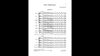 Donizetti Don Pasquale Overture Score [upl. by Skrap974]