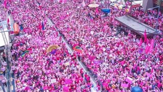 VP Leni Robredo and Kiko Pangilinan Pasig Laban Rally Time Lapse [upl. by Feledy624]