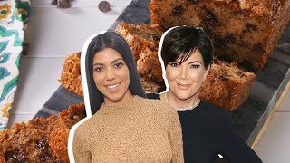 Kris Jenner Vs Kourtney Kardashian Whose Banana Bread Is Better [upl. by Cormac58]