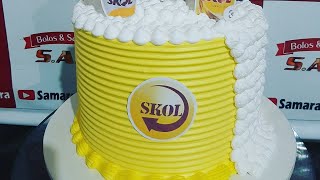 Bolo de cerveja Skol de chantininho [upl. by Lithea]