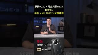 麒麟9020  纯血鸿蒙NEXT 有多强？华为 Mate 70 Pro全面评测 [upl. by Mirilla]