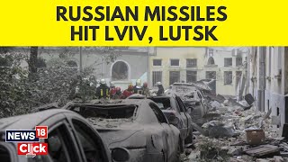 Russia Vs Ukraine War Update  Russian Air Strike Devastate Ukraines Lviv And Lutsk  News18 [upl. by Winikka]