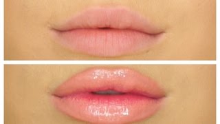 How To Make Your Lips Look Bigger In 5 Minutes  No Injections [upl. by Nekciv]