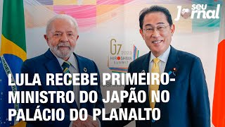 Lula recebe Primeiroministro do Japão no Palácio do Planalto [upl. by Adelia]