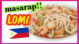 How To Make Lomi  EASY AT MASARAP  Tagalog  Recipe ni Manong Ed [upl. by Noreen603]