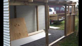 Building a Leanto Shed [upl. by Ayanat]