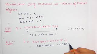 Boolean function minimization [upl. by Enyaw]