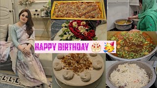 Happy birthday to me🎂🎂🥳🥳 Apni Birthday p sarhi pehni  15 logon k lie khana bnaia or masjid main [upl. by Benedikt716]