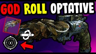 Optative God Roll Guide And PVP Gameplay Review  Destiny 2 Season Of The Wish [upl. by Assyli]