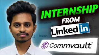 Internship from Linkedin  Interview Experience commvault [upl. by Yaffit]