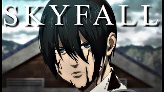 Attack On Titan AMV  Skyfall Adele [upl. by Maddeu]