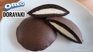 EASY OREO DORAYAKI  4 Bahan Saja Super Lembut dan Enak [upl. by Anhoj]