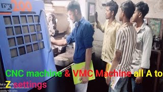 CNC machine job work amp CNC VMC Machine Setting cncmachneVmccncmachinecnc [upl. by Towland]