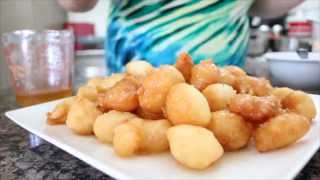 YiaYias Loukoumathes  Yummy Greek Honey puffs [upl. by Gunar]