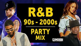 【90s2000s RNB PARTY MIX】THROWBACK  CHRIS BROWN  RIHANNA  NEYO  USHER  RampB  OLD SCHOOL [upl. by Noied]