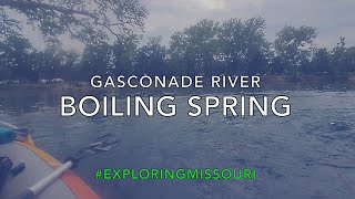 Boiling Springs  Gasconade River Missouri ExploringMissouri [upl. by Alael]