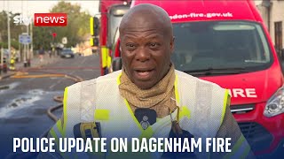 Dagenham Major incident stood down following London tower block fire London Fire Brigade says [upl. by Oderfliw]