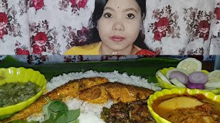 EATING FISH CURRY 🍛 EROMBA KANGAUMIRGA FISH MUKBANG [upl. by Attiuqram]