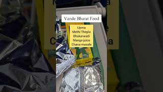 Vande Bharat Express Train Food  Vande Bharat CC vs EC shorts [upl. by Eelsew878]