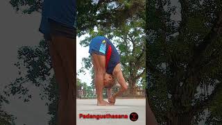 Padangusthasana for beginners  Yoga O Jivan 🧘‍♂️ shorts yogaposes yoga youtubeshorts yogi [upl. by Kwei]