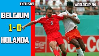 Exclusive Netherlands vs Belgium 0  1 Best Of Moments Group Stage World Cup 94 HD [upl. by Enicnarf]