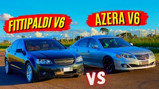 “A BATALHA DOS V6 Omega Fittipaldi vs Hyundai Azera” [upl. by Kehoe139]