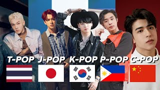 ASIAN POP BOY GROUPS  KPOP VS JPOP VS CPOP VS TPOP VS PPOP [upl. by Eliason]