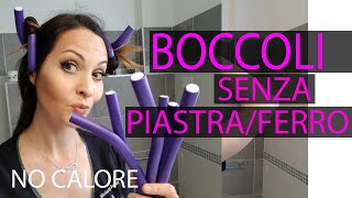 TUTORIAL CAPELLI MOSSI SENZA FERRO PIASTRA  BEACH WAVES  NON ROVINA I CAPELLI  SENZA CALORE [upl. by Shaver]