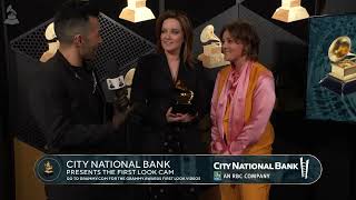 Brandy Clark and Brandi Carlile Check In At The CNB quotFirst Lookquot Cam At The 2024 GRAMMYs [upl. by Finbur]