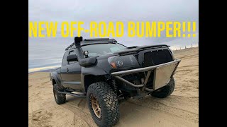 DEZERT RUNNER OFFROAD PRERUNNER STYLE BUMPER FOR THE 2ND GEN TOYOTA TACOMA TACOMA GOES OFFROAD [upl. by Ojyma]