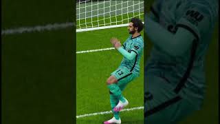 Mo Salah magic goal in PES2021 shorts [upl. by Yerffej]