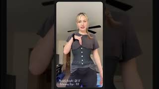 luvsecretlingerie Heavy Duty 26 Double Steel Boned Waist Training Double V Underbust Corset 8806 [upl. by Yllas]