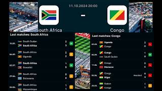 South Africa vs Congo  Africa Cup Of Nations [upl. by Nnylaj248]