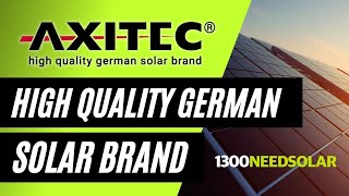 Axitec Solar  The German Solar Panel Surprisingly Affordable [upl. by Garibold748]