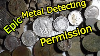 OMG Epic Silver Coin Hunt in My Neighbors Yard [upl. by Gnirps]