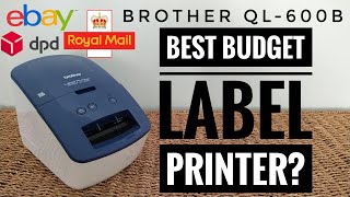 The Best Budget Thermal Label Printer Brother QL600B QL600  Features Demo Tutorial amp Overview [upl. by Asseneg]