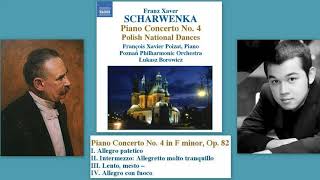 Franz Xaver Scharwenka Piano Concerto No4 in F minor Op82 François Xavier Poizat piano [upl. by Ennaerb]