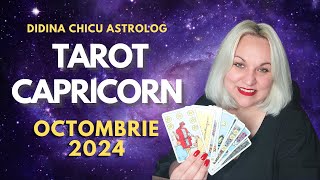 Capricorn ♑ Tarot Octombrie 2024 cu Didina Astrolog [upl. by Idnaj]