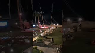 Enjoying fire show from Sheraton Egypt travel egypt fypシ゚viral fireshow [upl. by Alema115]