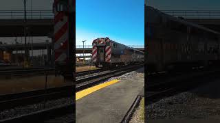 You Have to Wave for the Metra Train to Stop for You  and a Railfan Horn Salute [upl. by Mcnamara967]