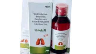 Cofodd D Syrup Dextromethorphan Hydrobromide Chlorpheniramine Phenylepheine Hydrochloride Syrup [upl. by Barn]