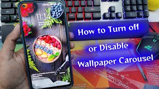 How to Remove Wallpaper Carousel from Lock Screen  Wallpaper Carousel Off Kaise Kare [upl. by Eleik918]