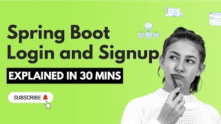 Spring Boot  User Login and Registration Tutorial  In 30 Mins   Spring boot Series [upl. by Haldi]