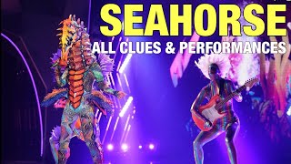 The Masked Singer Seahorse All Clues Performances amp Reveal [upl. by Roid]