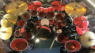 Aquiles Priester Playing WASP Opening Medley Drum Cam wasp blackielawless [upl. by Anauqahs460]