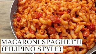 The Best Macaroni Spaghetti  Filipino Style [upl. by Okimik]