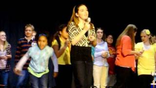 Olivia performs in Orchard Valley Middle School play YEARBOOKquot 2010 [upl. by Anawt939]