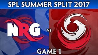 SMITE Pro League Summer Split 2017 EU  NRG Esports vs Eanix Game 1 [upl. by Bickart]