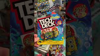 The Limited Edition Tech Deck Sponge Bob Square Pants Santa Cruz Skateboard TechDeckVideos [upl. by Hartill]